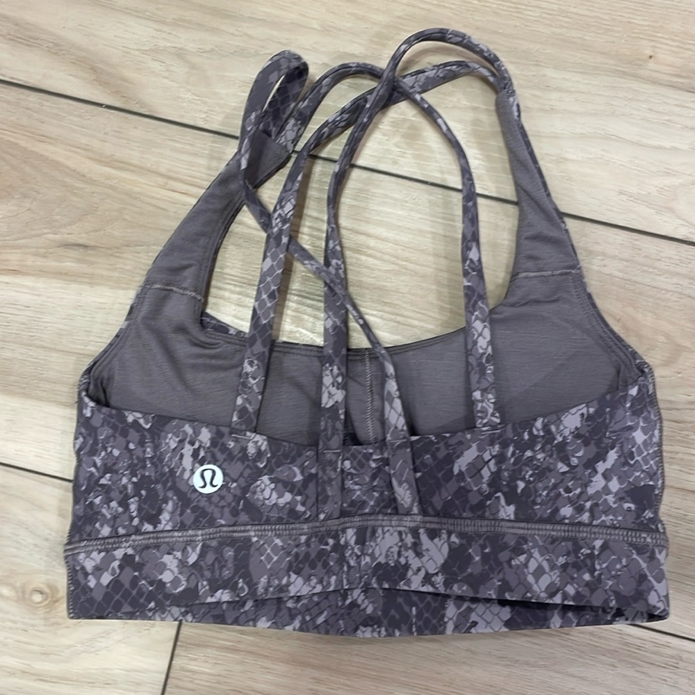 Lululemon Energy Bra. Taupe. Size 2.